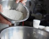 スキレットとガスコンロで焼く全粒粉のパン作り方1写真