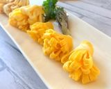 ミニ 錦糸卵で お花たまご作り方3写真
