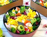 ミニ 錦糸卵で お花たまご作り方4写真