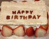 ホットケーキ　厚い　2歳誕生日ケーキ作り方9写真
