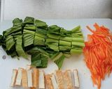 小松菜と厚揚げの胡麻和え作り方1写真