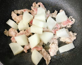 簡単計量！豚肉と大根の韓国風炒め作り方8写真