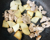 簡単計量！豚肉と大根の韓国風炒め作り方9写真