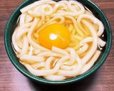 給料日前！お腹いっぱい月見うどん作り方2写真