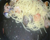 あさりとエビのアクアパッツァ風パスタ‏作り方8写真