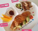 アボカドチーズクロワッサンサンド&他☆作り方10写真