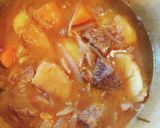 煮込むだけ簡単カレー肉の赤ワイン煮込み作り方10写真