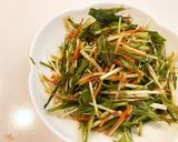 クセになる*水菜とかつお節のサラダ作り方3写真