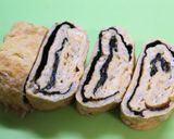 朝♪弁当♪釜揚げシラス焼き海苔の卵焼き作り方8写真