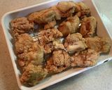皮パリッ!鶏もも肉の唐揚げ作り方5写真