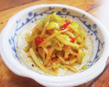 使い切り、かぶの茎と皮のピリ辛中華炒め作り方7写真