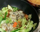 キャベツで牡蠣入りあんかけかた焼きそば作り方9写真