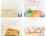 生春巻きで今日のおかず・生春巻きの巻き方作り方5写真
