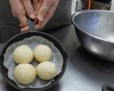 スキレットとガスコンロで焼く全粒粉のパン作り方12写真
