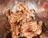 豚肉と野菜のスタミナ梅中華レンジ蒸し作り方3写真
