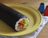 サーモンとアボカドのサラダ恵方巻☆作り方8写真