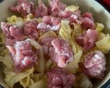 小間切れ肉でなんちゃって肉団子白菜スープ作り方3写真