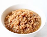 炒り卵と鶏そぼろで、旨っ！な【そぼろ丼】作り方2写真