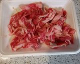 ごぼうと牛肉としょうがのきんぴら作り方1写真
