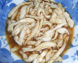 鶏皮と水菜のわさぽん和え作り方4写真
