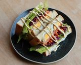 紫キャベツ「紫丸」の萌え断サンドイッチ作り方5写真