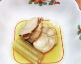 帆立貝とふきの煮ものです。作り方1写真