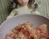 リカちゃん♡ホワイトセルリーパリパリ餃子作り方1写真
