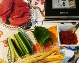 子供と恵方巻き★大好きイクラ&マグロ漬け作り方1写真