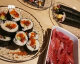 子供と恵方巻き★大好きイクラ&マグロ漬け作り方10写真