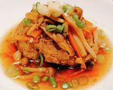 煮込時間10分！簡単和風煮込みハンバーグ作り方6写真