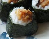 時短満腹＊から揚げおにぎり弁当作り方4写真