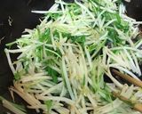 もやしと水菜の炒め物作り方1写真