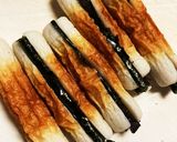 あおさ海苔で作る竹輪のチーズ入り磯辺揚げ作り方2写真