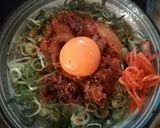 おひとりさま丼(ネギ玉牛丼)作り方7写真