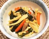 わかめときのこの煮物作り方6写真
