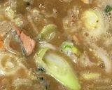 ハリハリ野菜の粕汁作り方4写真
