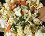 厚揚げとにんにくの芽の大豆そぼろあんかけ作り方3写真