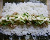 簡単！恵方巻き☆焼肉キンパ作り方4写真