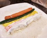 簡単！サーモンとアボガドの太巻き！作り方5写真