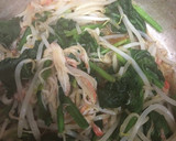 簡単1品！ほうれん草&もやしの煮浸し作り方2写真