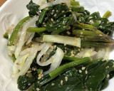 大根とほうれん草の中華風胡麻和え作り方3写真