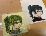 呪術廻戦　キャラ弁オブアート 禪院真希作り方4写真