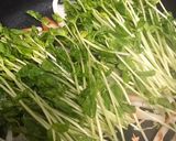 豆苗とちくわのガーリック塩炒め作り方5写真
