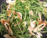 豆苗とちくわのガーリック塩炒め作り方6写真