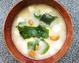 のど越しつるん♪小さい豆腐のお味噌汁作り方2写真