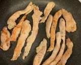 巻き寿司の中身は鶏胸肉の照り焼き作り方3写真