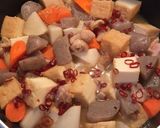 鶏肉と厚揚げと根菜の味噌煮作り方8写真