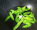 10　絹ざやの卵炒め（絹ざや卵）作り方4写真