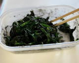 真っ黒け！ほうれん草の黒胡麻和え作り方5写真