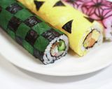海苔屋さんの和柄恵方巻き作り方11写真